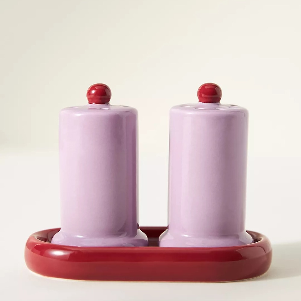 Anthropologie Rika Salt & Pepper Shaker Set - Picture 2 of 8